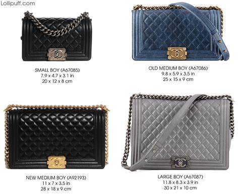 chanel boy size chart|sac chanel boy authentique.